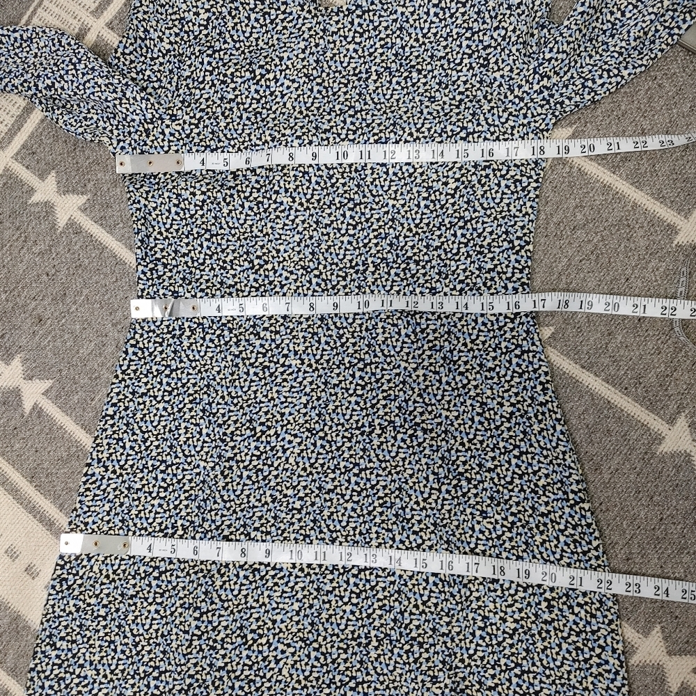 H&M patterned tie back midi dress S - Picture 12 of 13